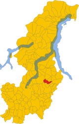 Caslino d'Erba – Mappa