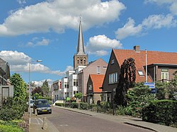 Street view with church