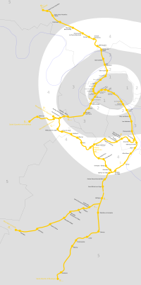 RER C線 路線図