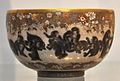 Bowl with monkeys, Shinozuka Kozan, Meiji era