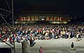 Image 7An overflow crowd watches the simultaneous outdoor broadcast of a performance in National Concert Hall by the Vienna Philharmonic conducted by Simon Rattle. (from Culture of Austria)