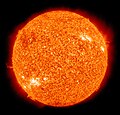 Sol noster aliorumque caelestium Systematis Solaris. Est proxima Telluri stella distans spatio quod lux intra octo horas minutas transit.