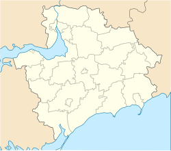 Semenenkove is located in Zaporizhia Oblast