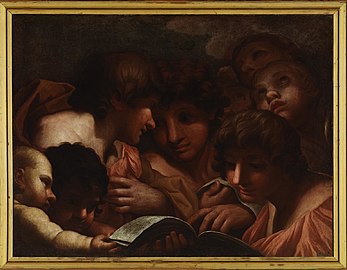 Ángeles cantores, de Ludovico Carracci (h. 1601-1610).