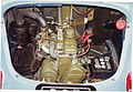 1960 Renault 4CV longitudinally-mounted rear engine (750 cc)