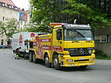 Actros als Bergefahrzeug