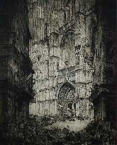 Cathédrale d'Anvers (1923).