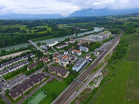 La Plaine, gelegen zwischen Rhone und Bahnhof