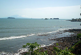 View of Bioko Beach, Limbe