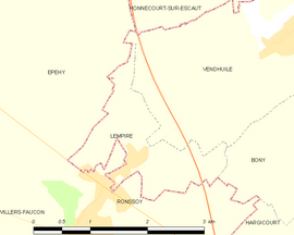 Mapa obce Lempire