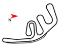 Traçado do circuito do Mega Space (2011-2023)