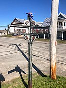 Wooden street blades on Route 234 in Saint-Gabriel.