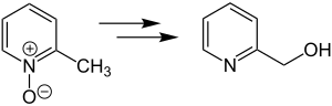 Reaktionsschema der Boekelheide-Reaktion