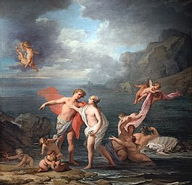 Vénus et Adonis avec les Néréides, Ca' Rezzonico, Venise.