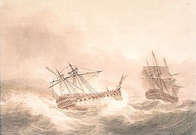 illustration de HMS Alexander (1778)