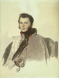 Акварель П. Ф. Соколова, 1820-е года.
