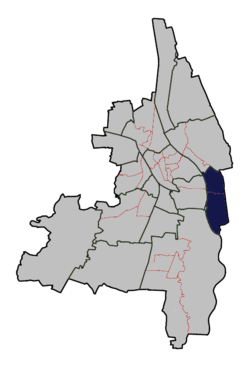 Lage des Planungsraums Hochzoll in Augsburg