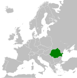 Location of România