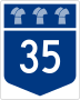 Highway 35 marker