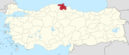 Kaart van Sinop