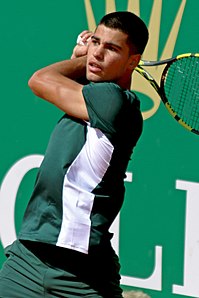 Carlos Alcaraz, the 2024 gentlemen's singles champion.