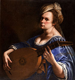 Artemisia Gentileschi – Self-Portrait as a Lute Player, 1615–1617, Wadsworth Atheneum Museum of Art