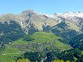 Der Montalin über Calfreisen im Schanfigg