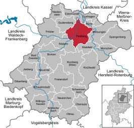 Kaart van Felsberg