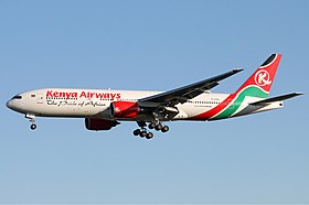 Boeing 777-200ER der Kenya Airways