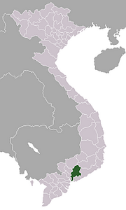 Provincia di Dong Nai – Localizzazione