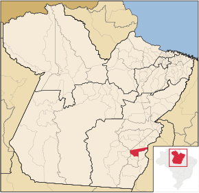 Kart over Rio Maria