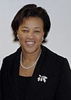 Patricia Scotland, baronne Scotland d'Ashtal, l'actuelle secrétaire générale du Commonwealth.