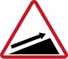 Steep climb (left)