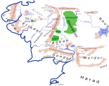 Sketch map of Middle-earth