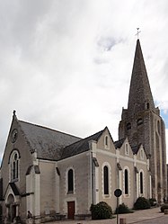 The church of Saint-Maxent, in Veigné