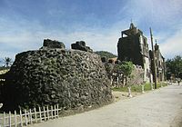 Fortress-style Capul Church (1781), a National Cultural Treasure