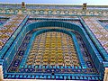 Exterior: window with tiled lattice