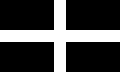 Flagge von Cornwall