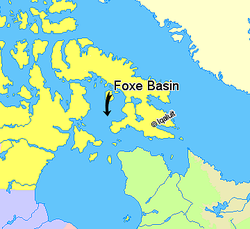 Foxe Basin, Nunavut, Canada.     Nunavut     Greenland     Quebec     Newfoundland og Labrador     Manitoba