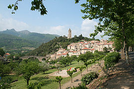 A general view of Olargues