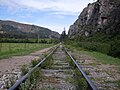Train track to Rocas de Suesca
