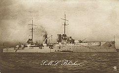 Niemiecki SMS „Blücher” – jeden z ostatnich i najsilniejszych krążowników pancernych z 1909