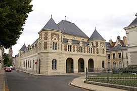 Photographie d'ensemble de la halle aux grains.