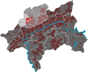 Lage Eckbusch in Wuppertal