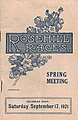 Front cover of the 1921 RRC Rosehill Guineas racebook