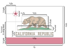 Flag of California metrics