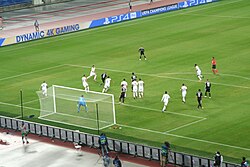 Матч между клубами «Карабах» и «Рома» в рамках групповой стадии Лиги чемпионов УЕФА. 27 сентября 2017