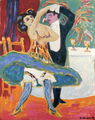Varieté; Englisches Tanzpaar von Ernst Ludwig Kirchner, ca. 1909 (1926)