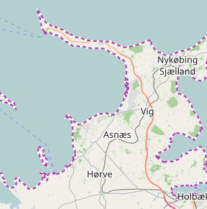 Map from 2017 showing the current extent of Lammefjorden