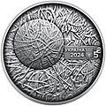 Obverse of the commemorative coin of denomination 5 hryvnia "Pliontanism (Ivan Marchuk)" National Bank of Ukraine (2024)